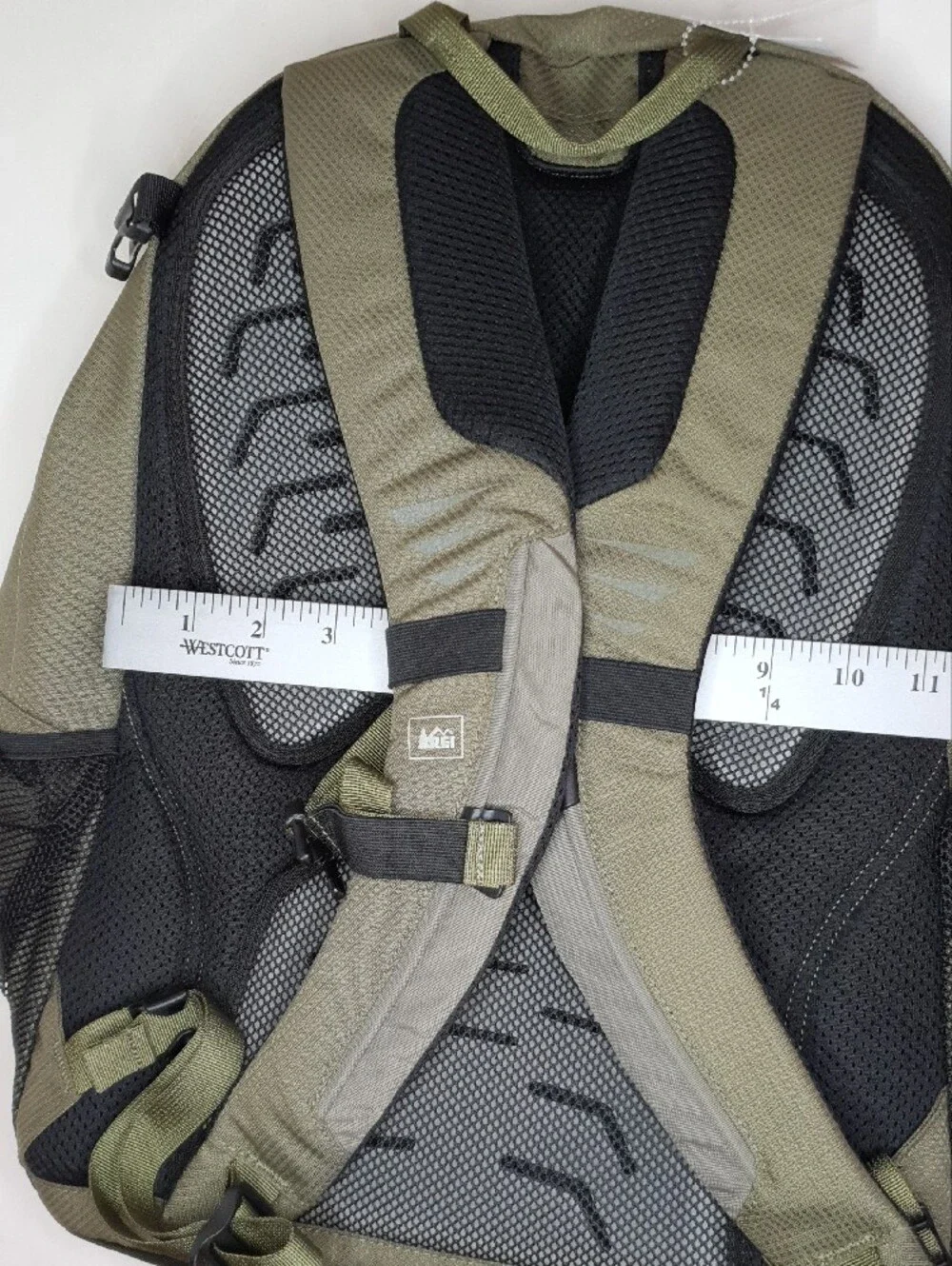 REI Olive Green and Black Men's Hiking Backpack